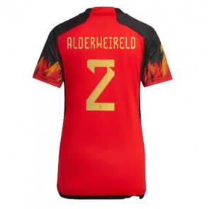 Belgium Toby Alderweireld #2 Replica Home Stadium Shirt for Women World Cup 2022 Short Sleeve